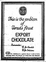 Israel's Finest Export Chocolate