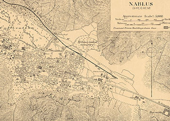 خريطة نابلس