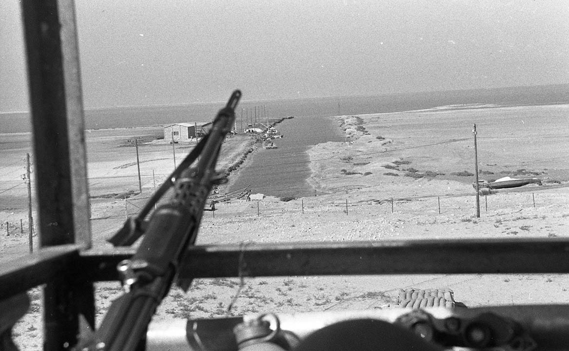 Nahal Yam, an IDF Nahal Settlement on the Mediterranean Shore in Sinai