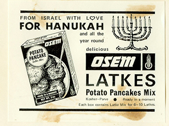From Israel with Love for Hanukah - Osem Latkes
