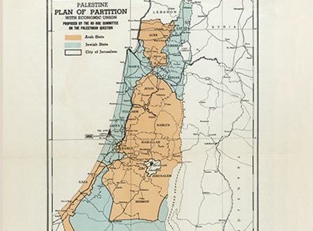 قرار تقسيم فلسطين: خرائط، أخبار من الصحف الفلسطينية وصور احتفالات
