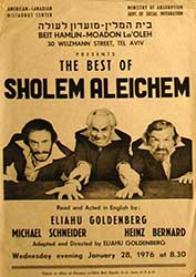 The Best of Sholem Aleichem, 1976