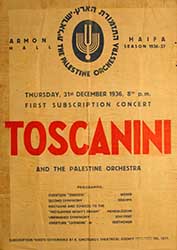 Toscanini and the Palestine Orchestra, 1936