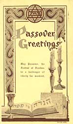 Passover Greetings