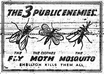 The 3 Public Enemies: The Fly, The Moth, The Mosquito