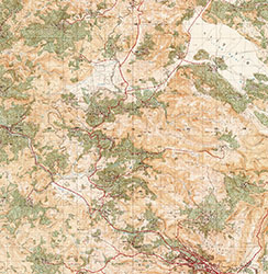 نابلس - خريطة حديثة