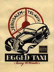 Jerusalem - Tel Aviv - Egged Taxi