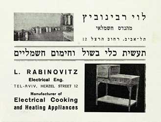 L. Rabinovitz - Electrical Cooking and Heating Appliances
