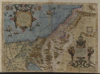 תאור חדש של פלשתינה או הארץ המובטחת. אנטוורפן, 1571