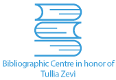 Logo Bibliographic Centre in honor of Tullia Zevi