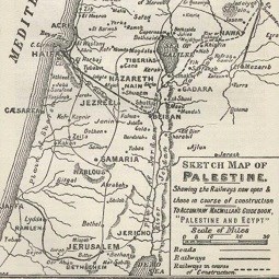 מפת רכבות בארץ ישראל