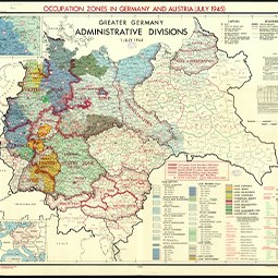 خريطة المناطق المحتلة في ألمانيا