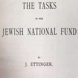 The tasks of the JNF