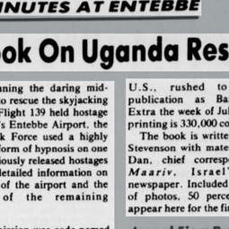Entebbe Book Rushed to Presses