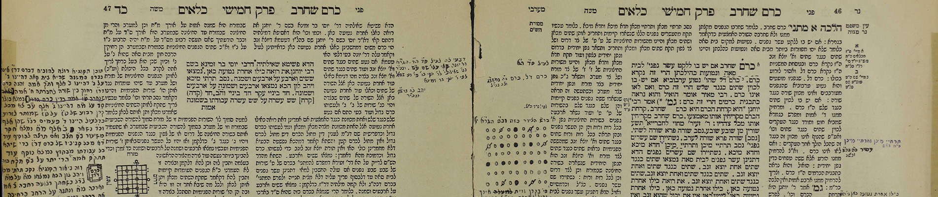 Jerusalem Talmud With Kanievsky Handwritten Notes Now Online at the National Library of Israel