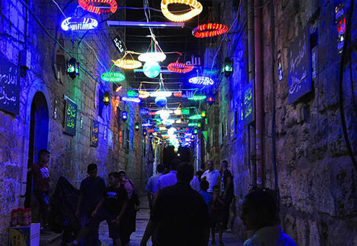 باب حطة، أحد أبواب المسجد الأقصى، 2017.