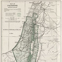 منشور لخارطة فلسطين الانتدابية 