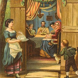 A Family in the Sukkah, 1882