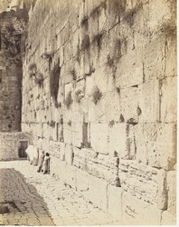 Wailing Place of the Jews Exterior of the Temple Wall. -Views of Jerusalem