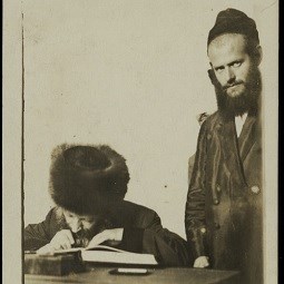 Rabbi Kook (Left) with His Son, Zvi