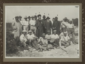 ביקור הרב קוק בקבוצת "עבודת ישראל" על הר הכרמל, תרפ"ה