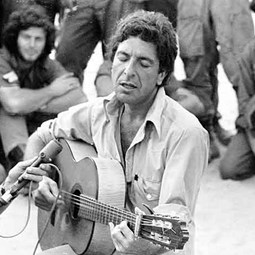 Leonard Cohen in the Sinai Desert