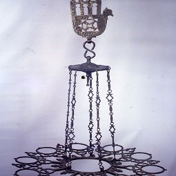 מנורה שמן נתלית, סוף המאה ה-19.