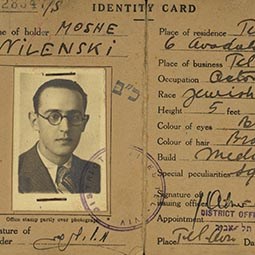 Moshe Wilensky's ID card 