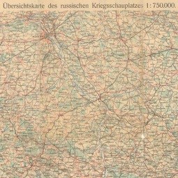 מפת רוסיה מתקופת המלחמה
