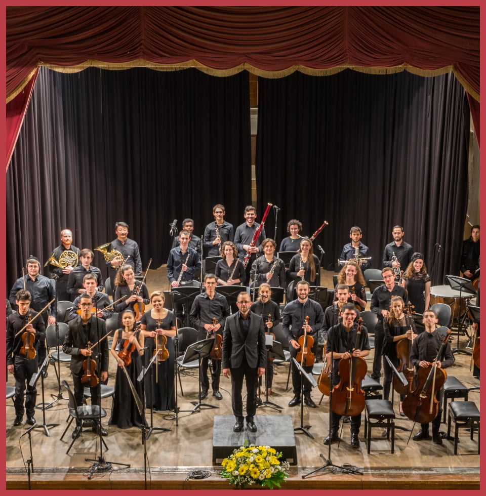 The Academy Orchestra onstage